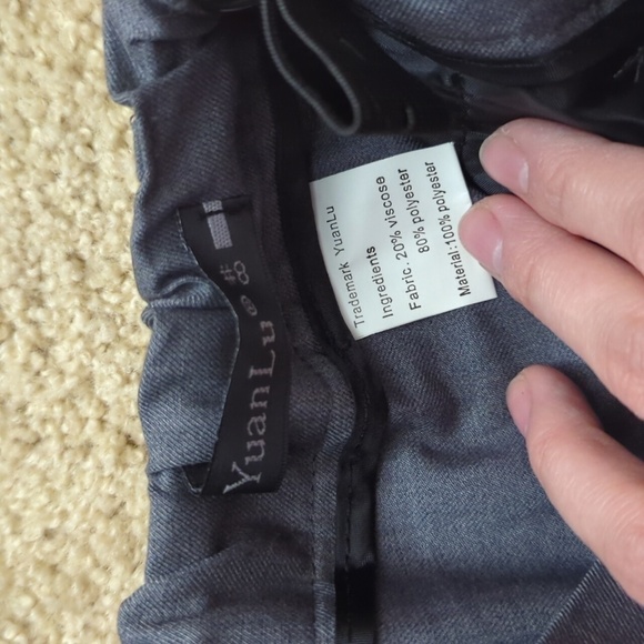 Yuan Lu Light Gray Formal Set Vest & Adjustable Pants Size 8 Boys - Picture 6 of 8